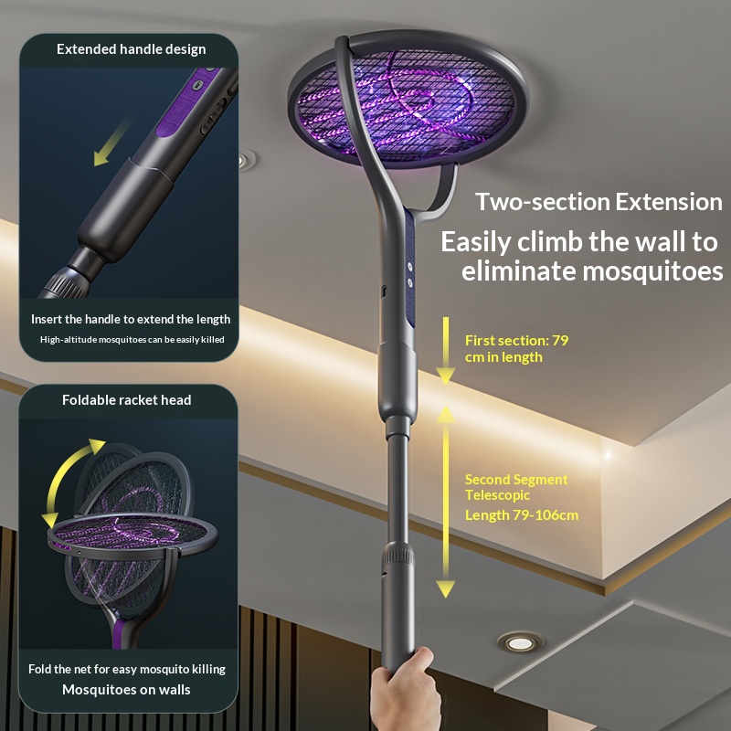 Testa rotante Bug Zapper Racch - Head Racket Boom recensione e prezzo
